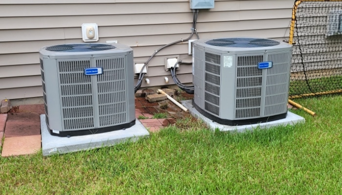 Duel Carrier Ac Units Outside Of Home